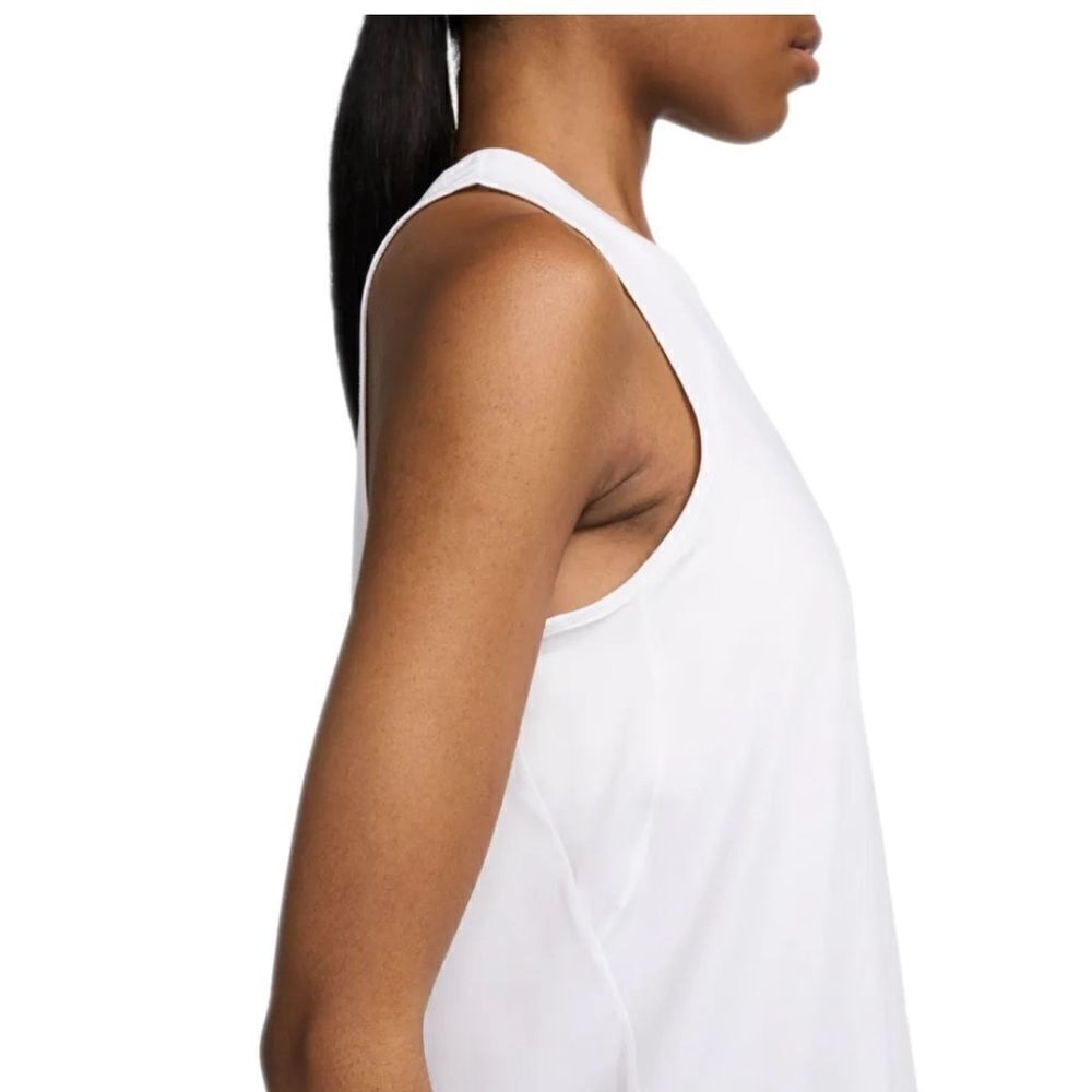 Nike Womens Dri Fit‎ Classic Fit White Tank Top Size Small - Picture 2 of 10